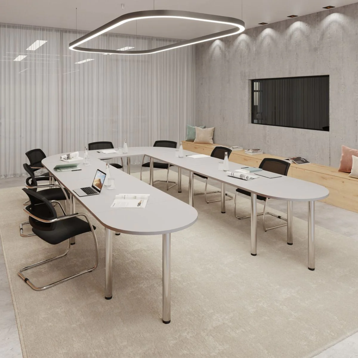 Konferenztisch K U-Form von Hammerbacher - Produktbild 6 von 14