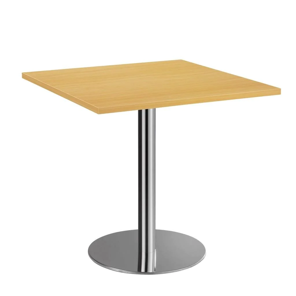Säulentisch STF Quadratform - Chrom - HBA-STF88-C