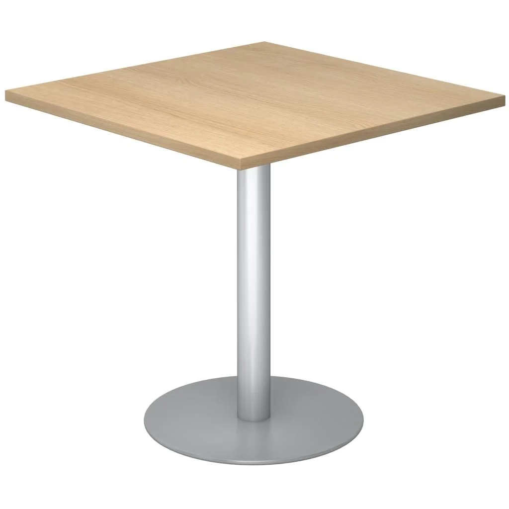 Säulentisch STF Quadratform - Silber von Hammerbacher - Produktbild 1 von 10