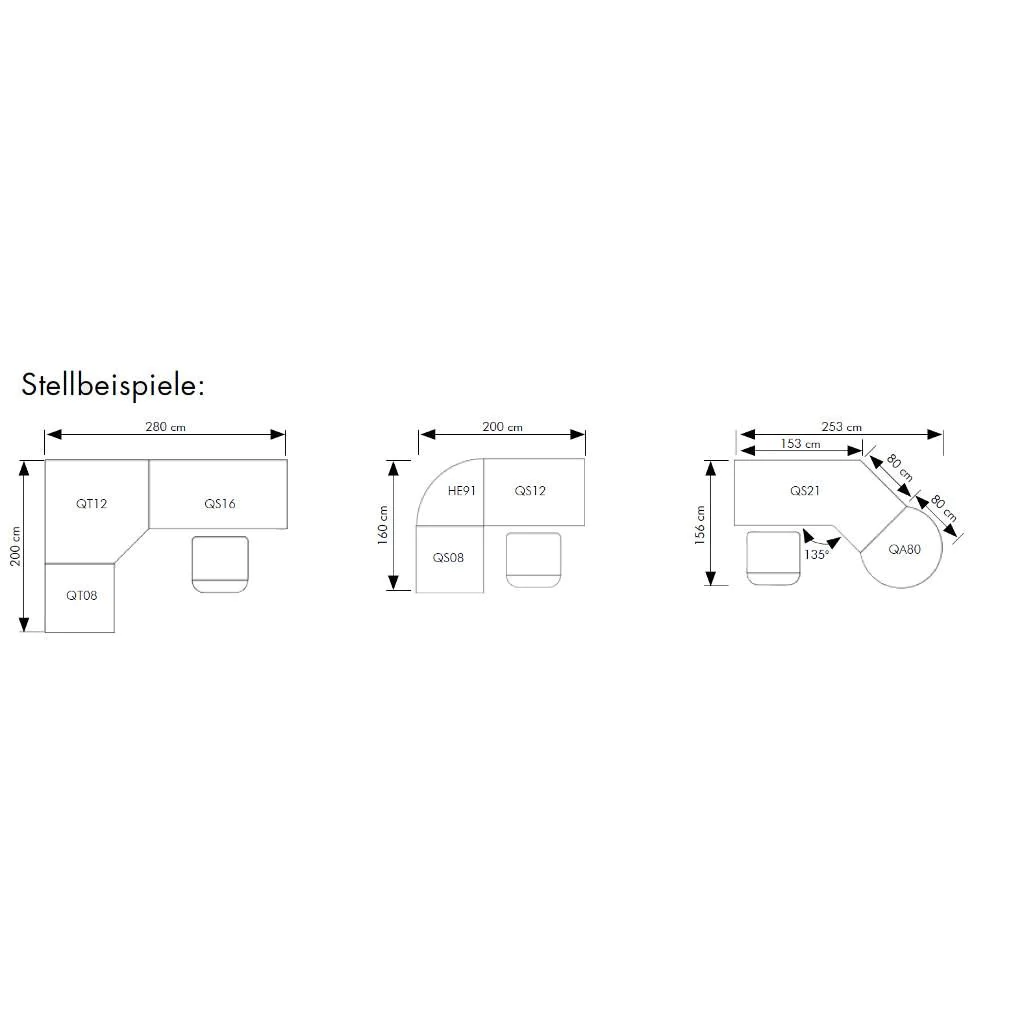 Schreibtisch Q Freiform von Hammerbacher - Produktbild 11 von 12