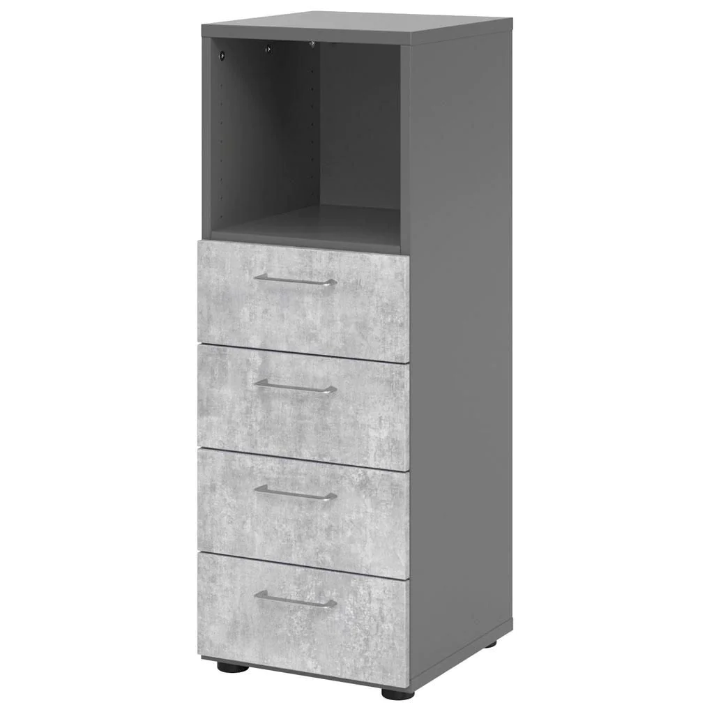 Kombischrank Advanced 9 3 OH Metallgriff von Hammerbacher - Produktbild 4 von 15