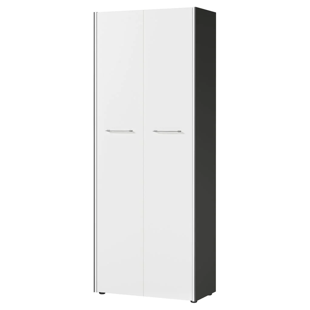 Aktenschrank 4263 Pasadena - Graphit/Weiß - GER-4263-569