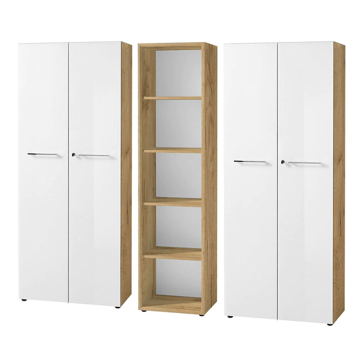 Büro-Set Monteria 2 - Navarra-Eiche/Weiß - GER-8059-242