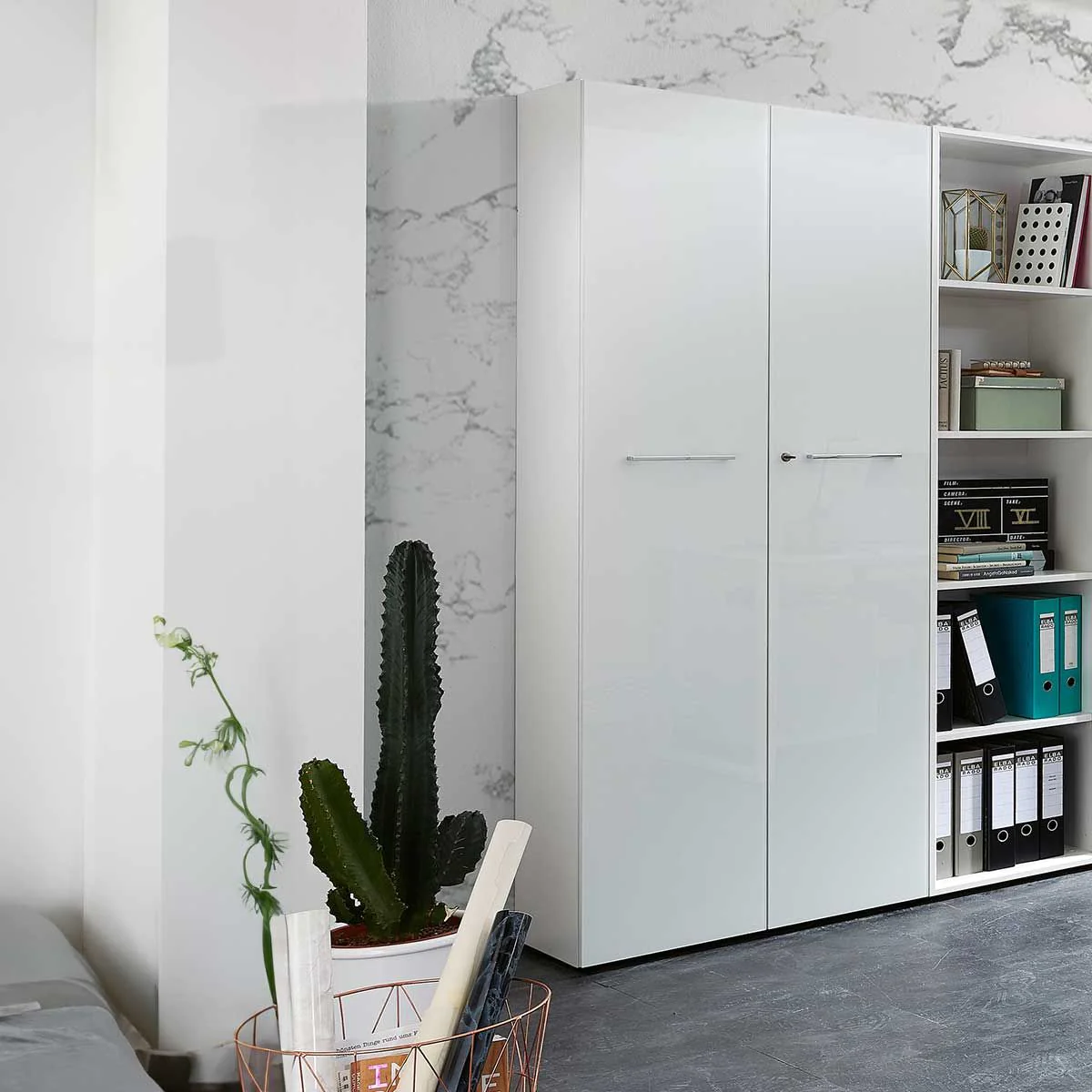 Büro-Set Monteria 5 - Weiß - GER-8067-84