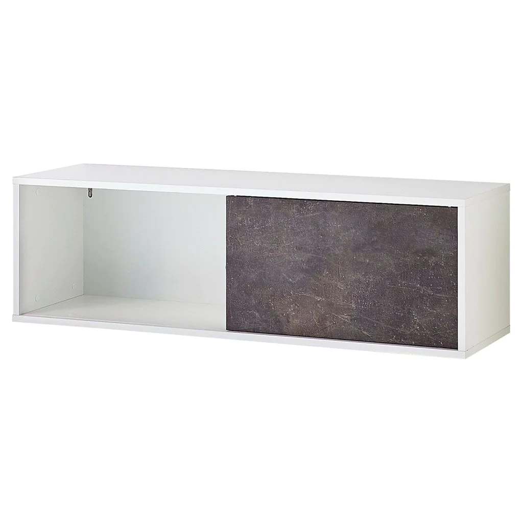 Schiebetürenschrank 4153 Altino - Weiß/Basalto-Dunkel - GER-4153-261