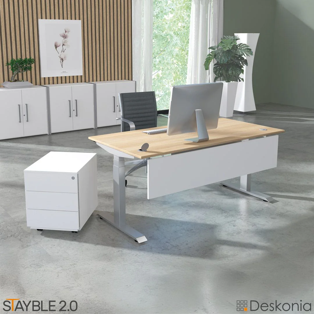 Höhenverstellbarer Schreibtisch Stayble 2.0 von Deskonia - Produktbild 3 von 7