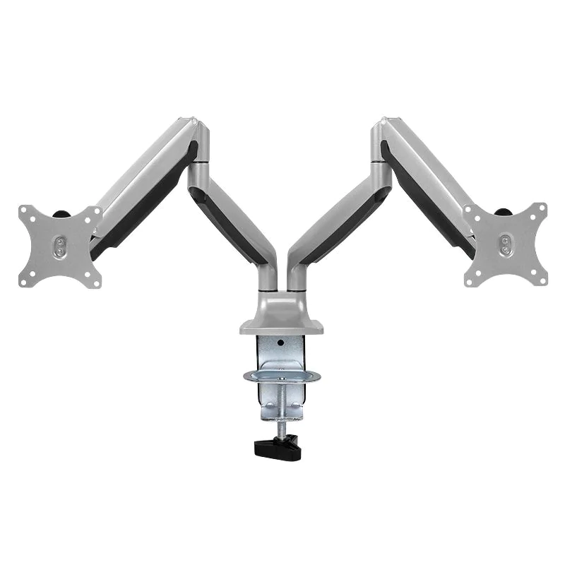 Monitorhalterung 2-fach 13–32" Aluminium Gasdruckfeder von LogiLink - Produktbild 3 von 6