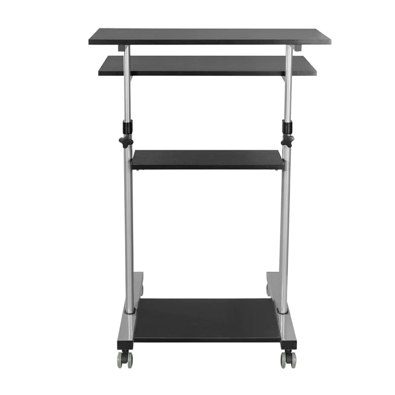 Sitz-/Steharbeitsplatz höhenverstellbar rollbar 60 kg max. von LogiLink - Produktbild 10 von 13