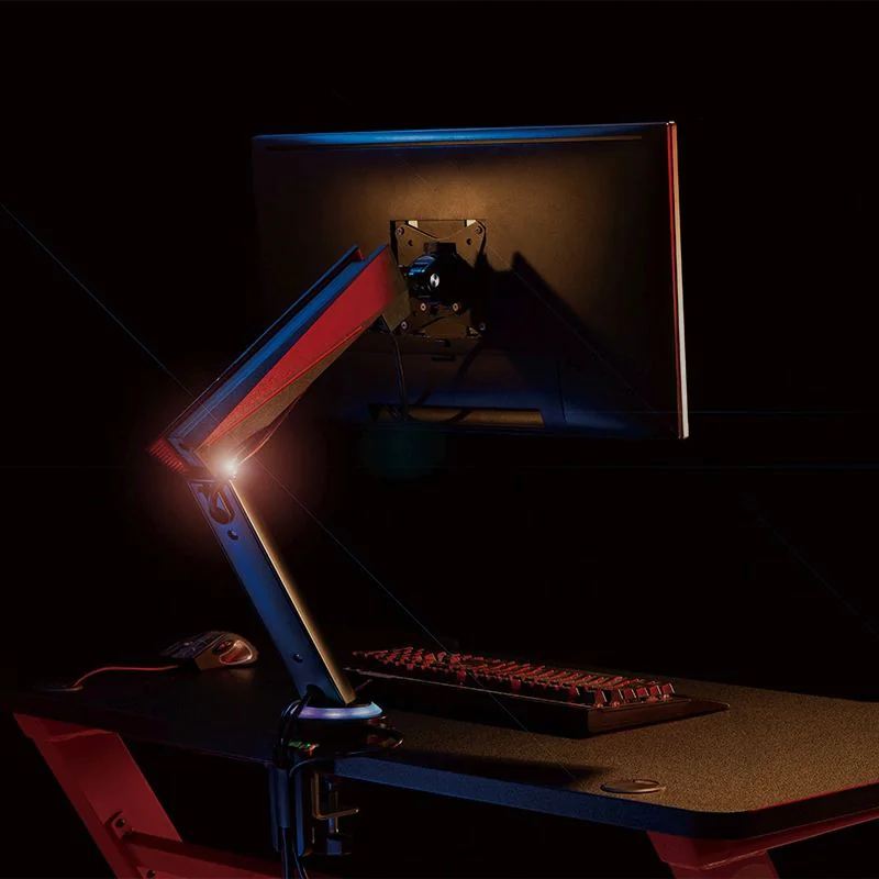 Monitorhalterung 17–32" Gaming Gasdruckfeder von LogiLink - Produktbild 8 von 10