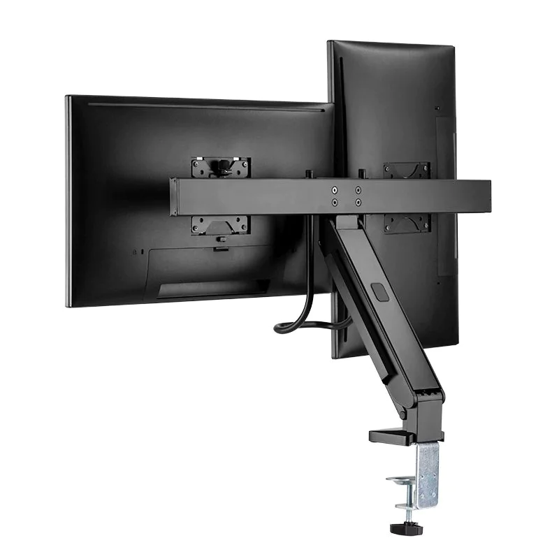 Monitorhalterung 2-fach 17–27" mit Handgriff Curved Screens von LogiLink - Produktbild 3 von 10