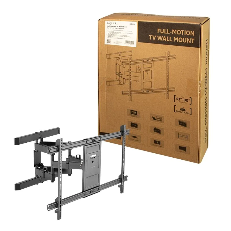 TV-Wandhalterung 43–90" neigbar schwenkbar 60 kg max. von LogiLink - Produktbild 8 von 8