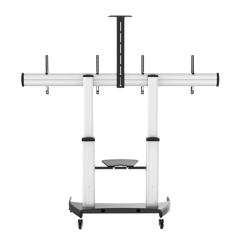 TV-/Monitorwagen 2-fach 37–60" je 50 kg höhenverstellbar von LogiLink - Produktbild 5 von 8