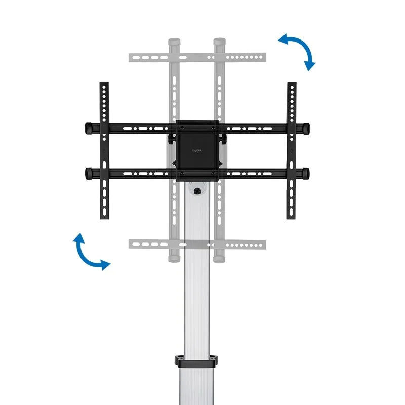 TV-/Monitorwagen 37–86" höhenverstellbar 50 kg max. von LogiLink - Produktbild 6 von 8