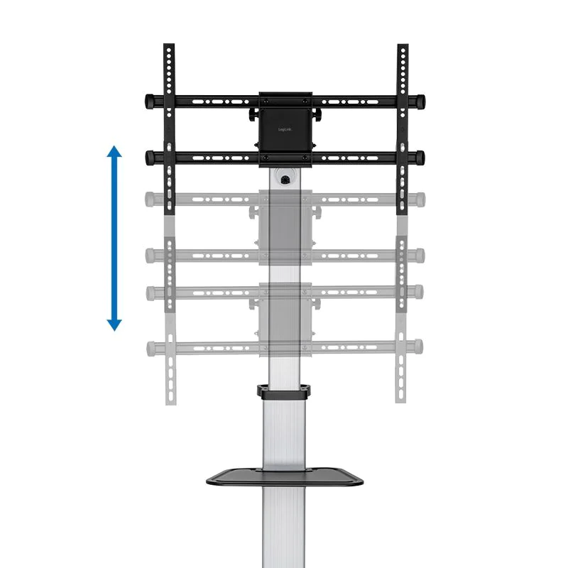 TV-/Monitorwagen 37–86" höhenverstellbar 50 kg max. von LogiLink - Produktbild 7 von 8