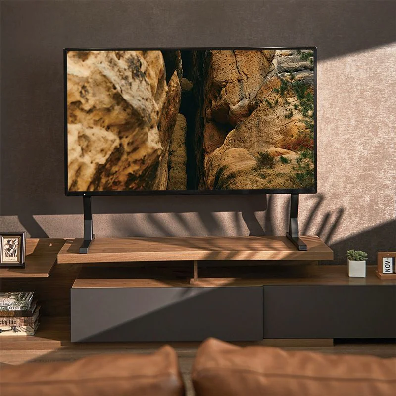 TV- Monitor-Halterung 45–90" einstellbare Höhe 60 kg max. Schwarz von LogiLink - Produktbild 7 von 9