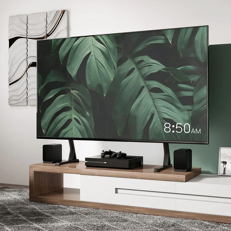 TV- Monitor-Halterung 45–90" einstellbare Höhe 60 kg max. Schwarz von LogiLink - Produktbild 9 von 9