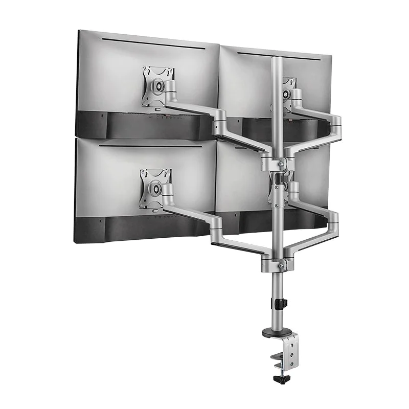 4-fach-Monitorhalterung 17"–32" 6 kg je Arm neig- kipp-& drehbar klemmbar von LogiLink - Produktbild 6 von 7