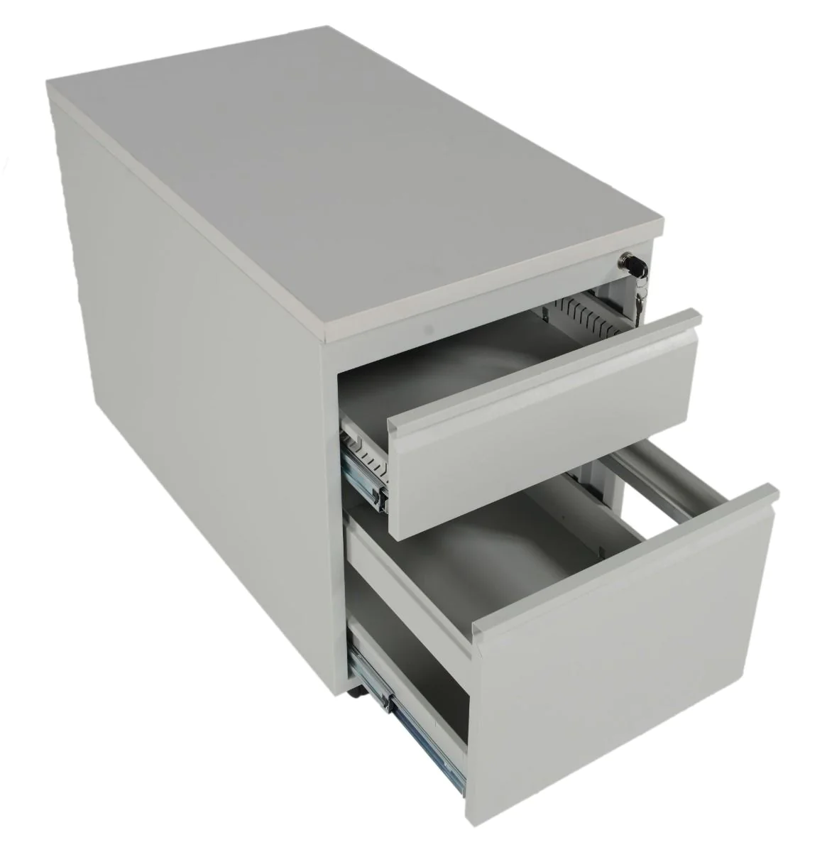 Rollcontainer ST790 mit Holztop 1 Schub/1 Hängeregister von Ceha - Produktbild 3 von 3