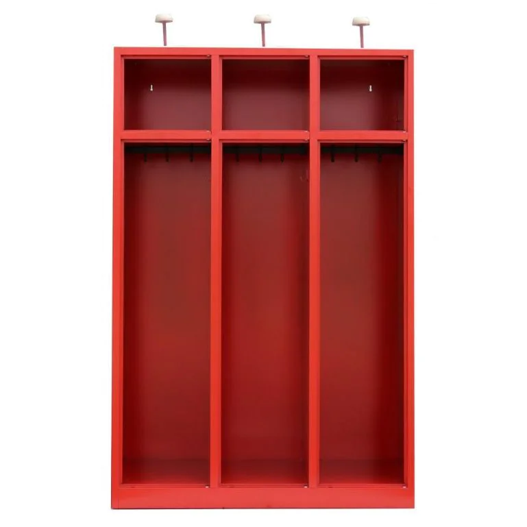 Feuerwehrschrank ST 118cm 3 Abteile Sockel K:3000 - CEH-1301031205