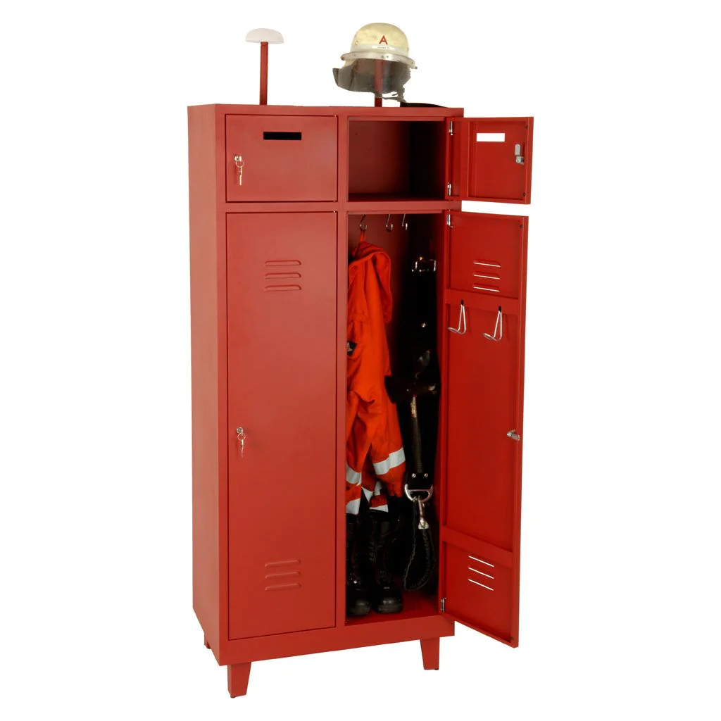 Feuerwehrschrank ST 80 cm 2 Abteile Sockel K:3000 - CEH-1301028005