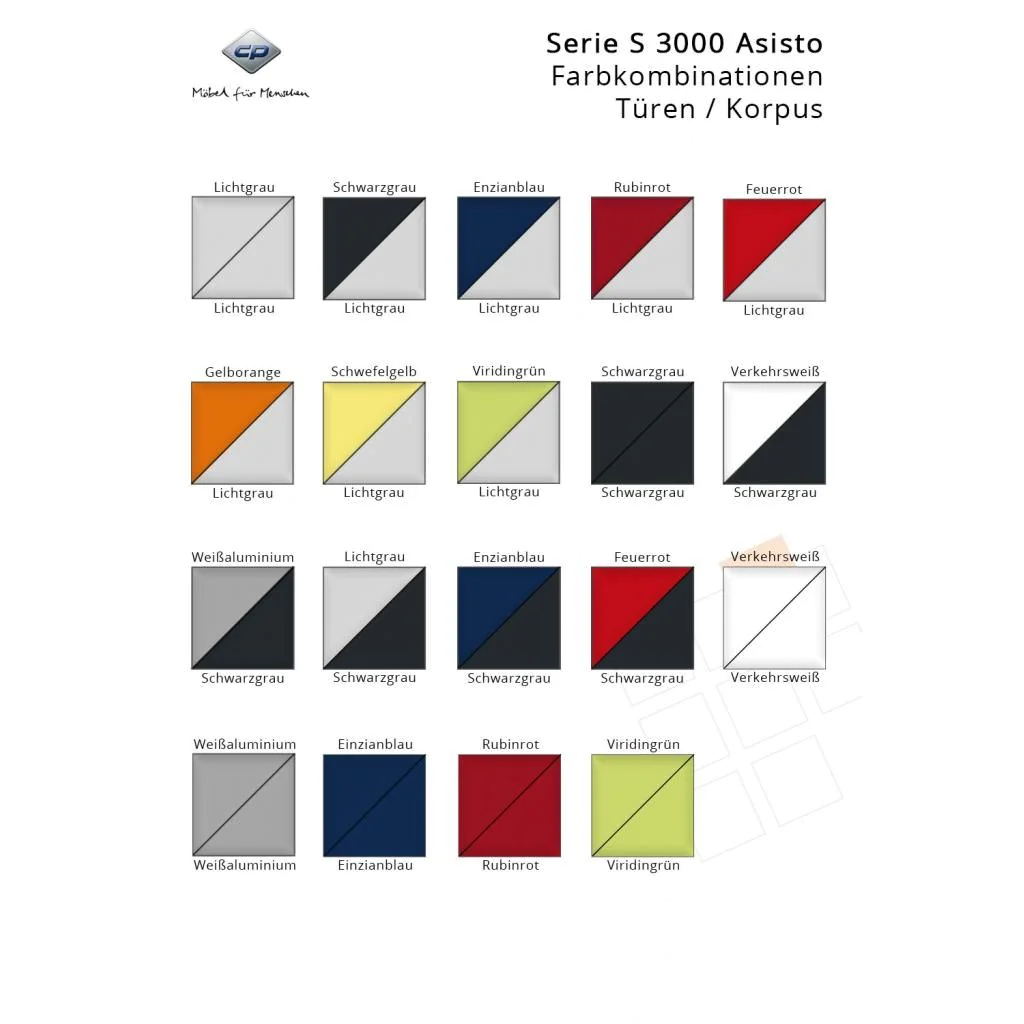 Aktenschrank Asisto C 3000 - 5 OH - 120 cm von CP - Produktbild 8 von 8