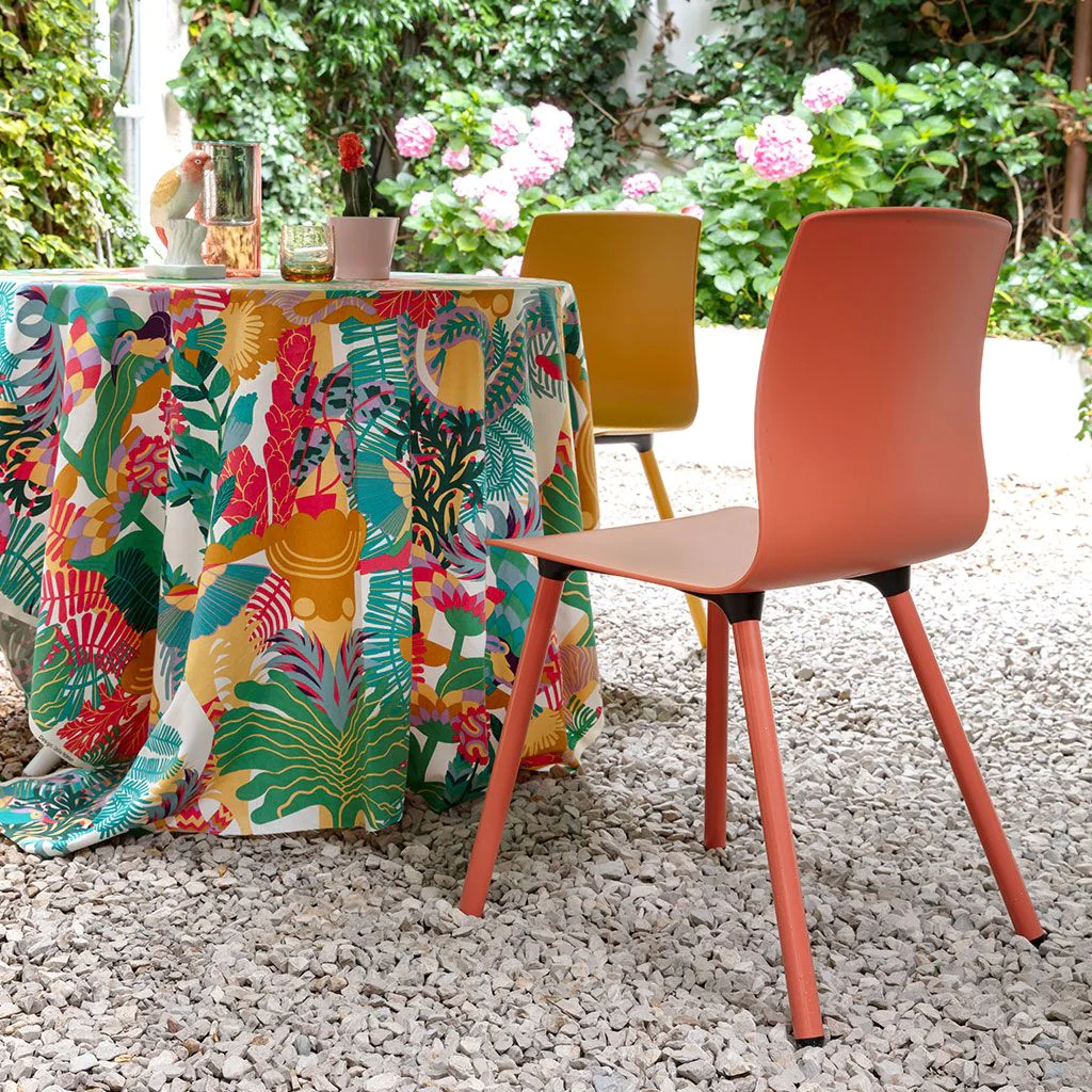 Konferenzstuhl Fiore Outdoor Kunststoffschale 4-Fuß von Dauphin - Produktbild 5 von 20