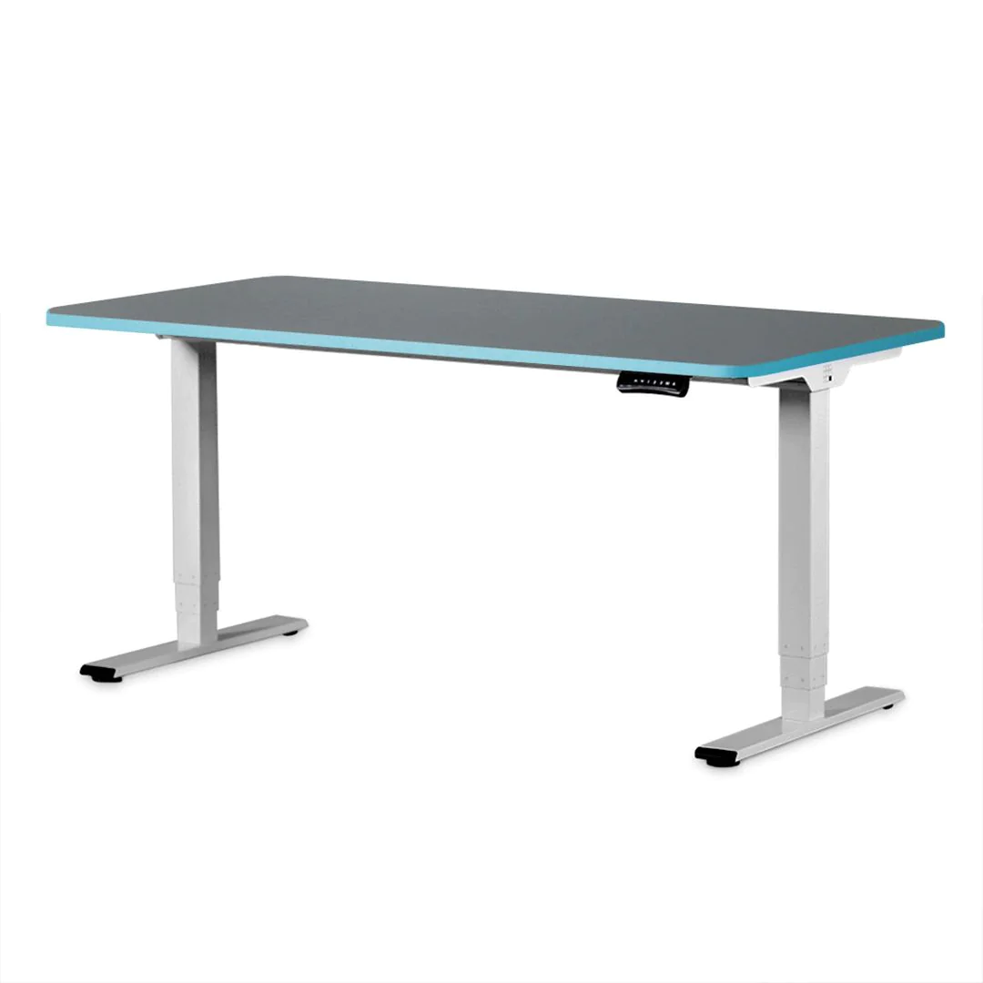 Stayble Color Schreibtisch, 160 cm, elektrisch höhenverstellbar, 2 Motoren von Deskonia - Produktbild 6 von 13
