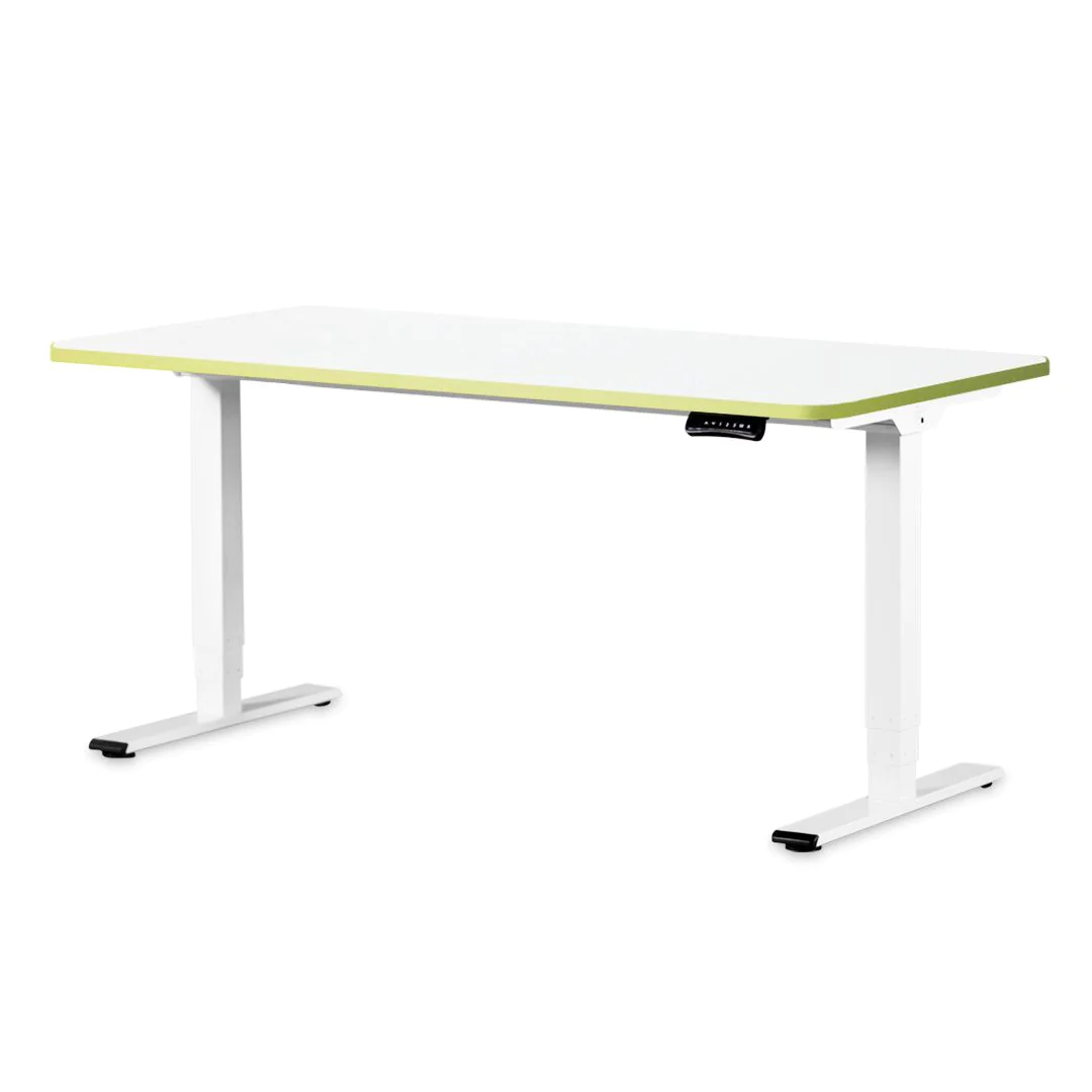 Stayble Color Schreibtisch, 160 cm, elektrisch höhenverstellbar, 2 Motoren von Deskonia - Produktbild 9 von 13