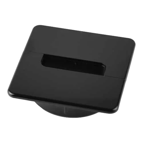 Kabeldurchlass quadratisch 80 mm links - Schwarz/Weiß von Deskonia - Produktbild 2 von 4