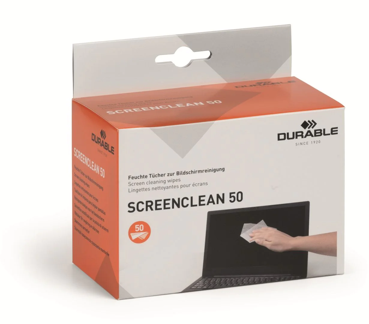 Bildschirmreinigungstücher SCREENCLEAN 50 - DUR-578702