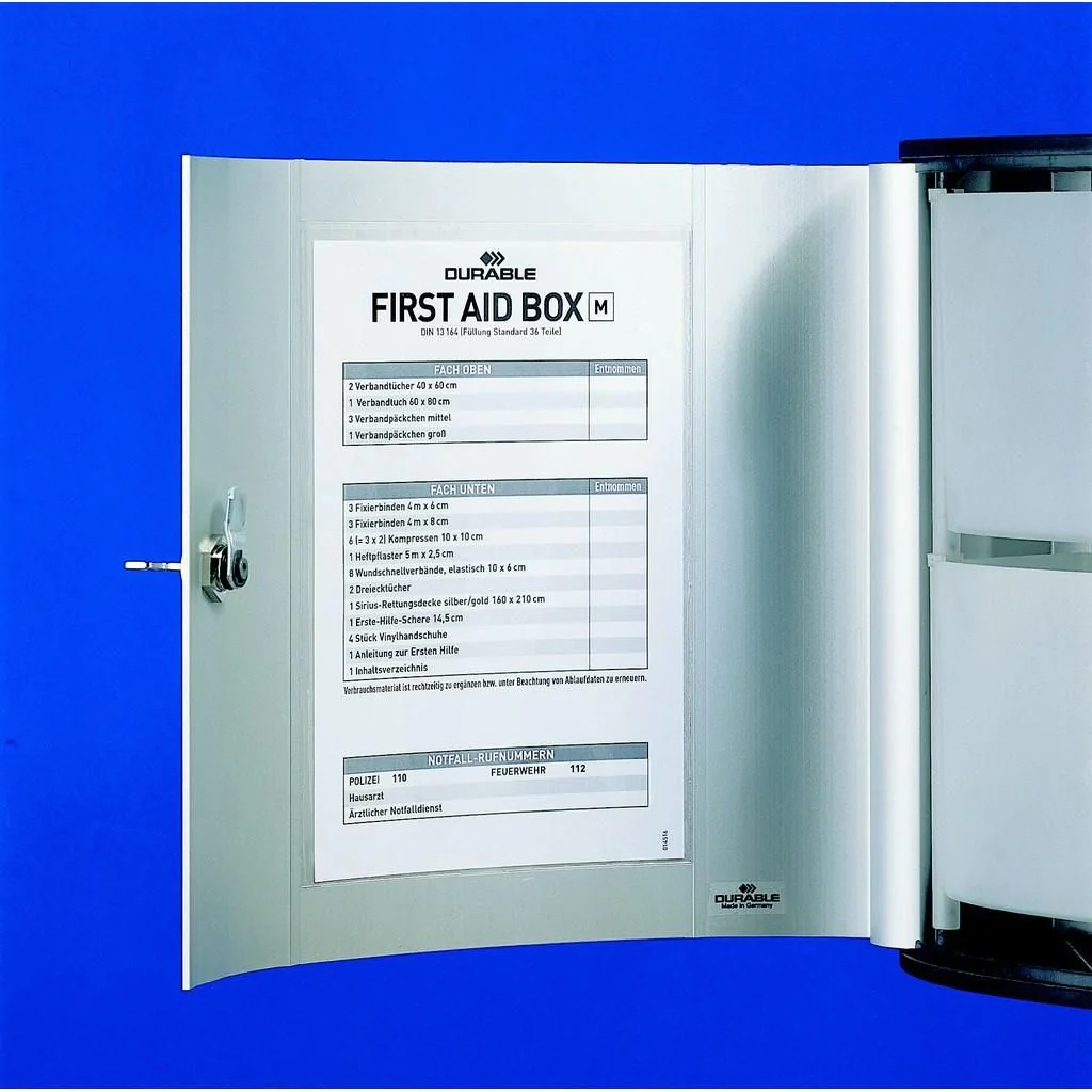 Erste-Hilfe-Box L von Durable - Produktbild 4 von 6
