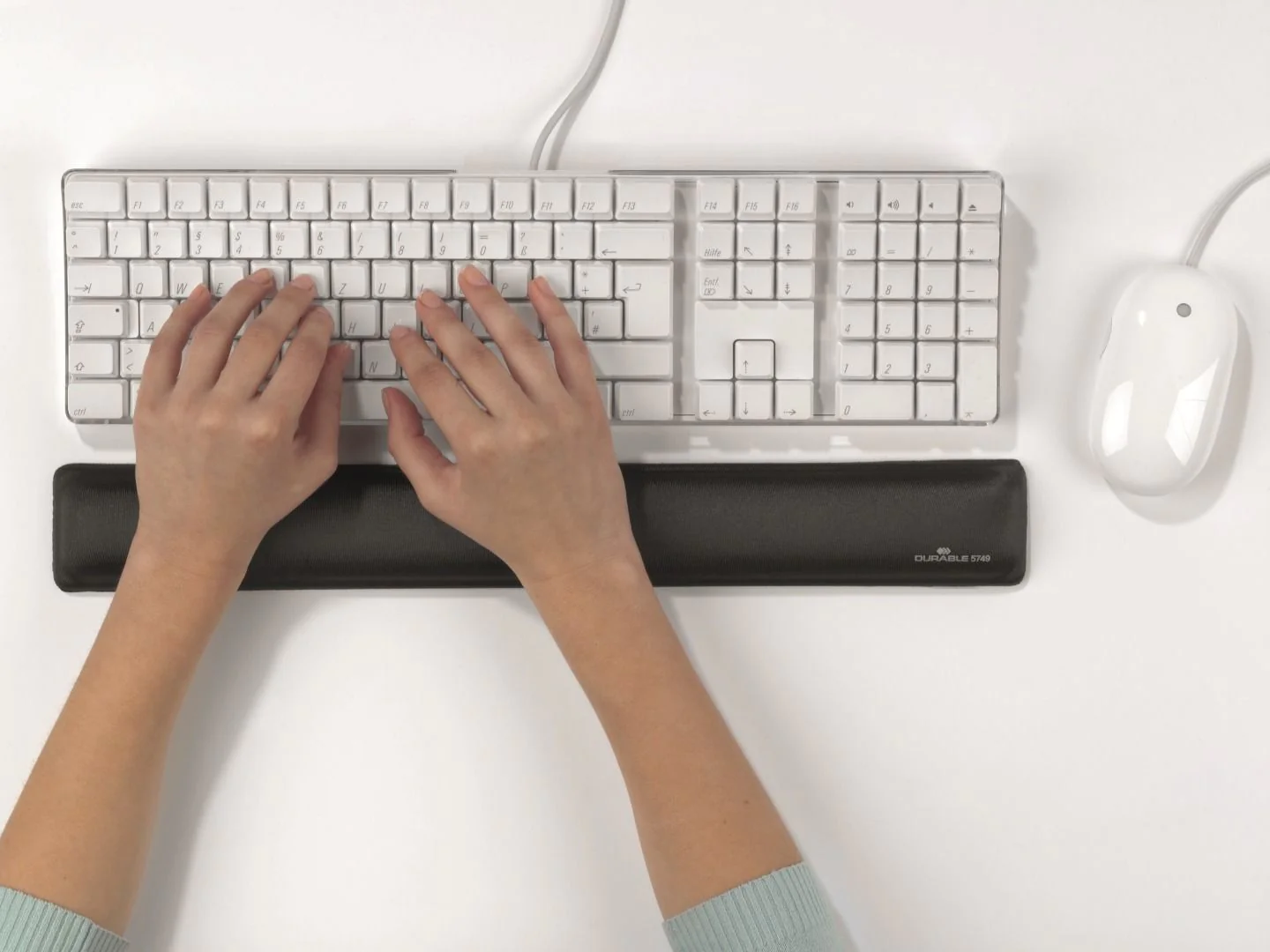 Handgelenkauflage mit Gel rechteckig - DUR-574958