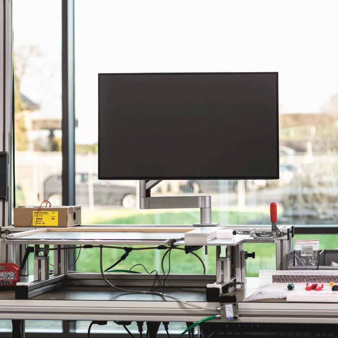 Monitor-Halterung PRO mit Arm für 1 Monitor - Tischdurchführung von Durable - Produktbild 2 von 12