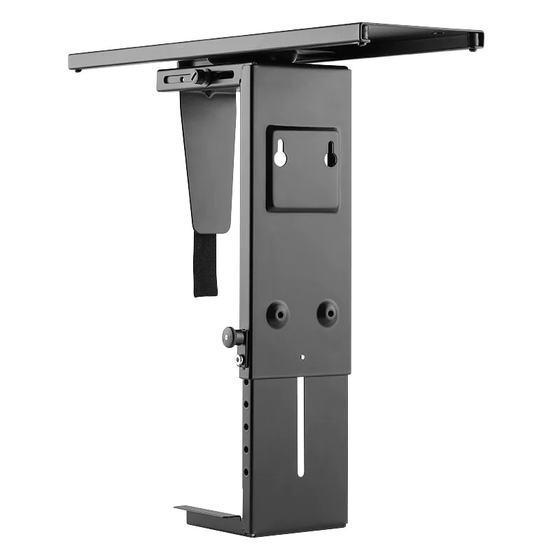 PC-Tower-Halterung bis 10 kg H 300–533 mm B 88–203 mm drehbar Schwarz von LogiLink - Produktbild 2 von 10