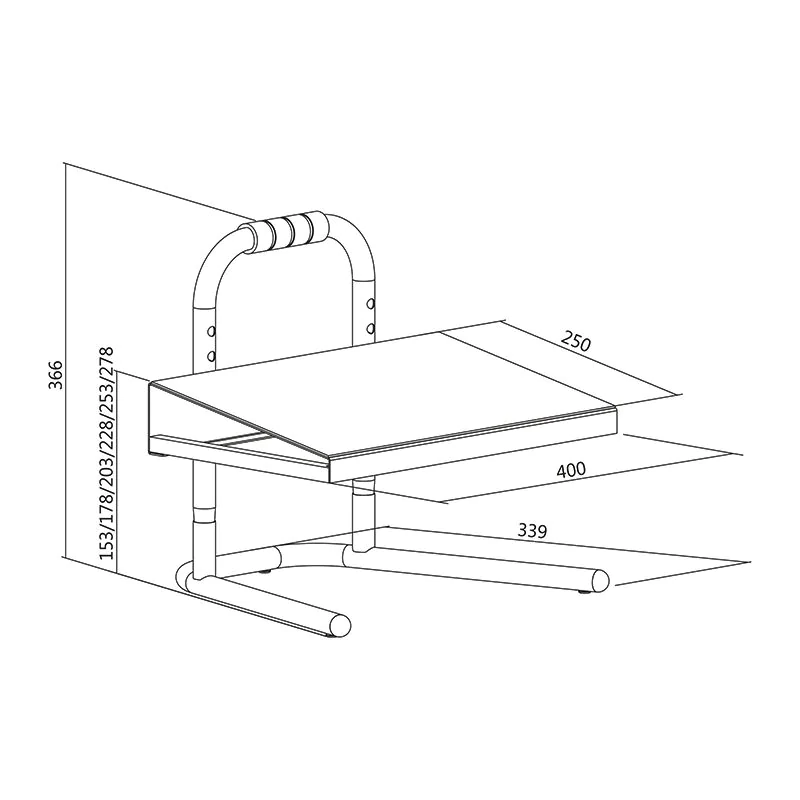 Fußstütze freistehend und verstellbar von LogiLink - Produktbild 5 von 7