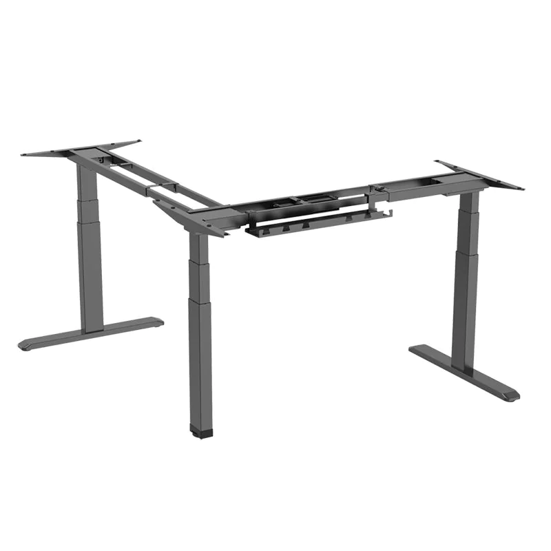 Elektrisch verstellbares Schreibtischgestell 3 Motoren 90° L-Form 620–1280 mm von LogiLink - Produktbild 12 von 18