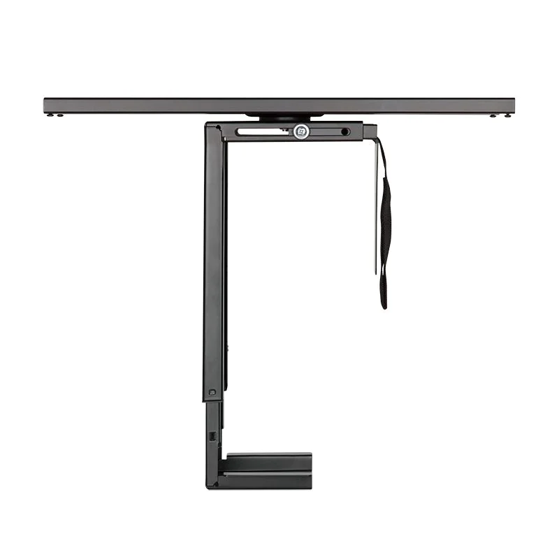PC-Tower-Halterung bis 10 kg H 300–510 mm B 88–203 mm drehbar Untertischmontage Schwarz von LogiLink - Produktbild 2 von 9