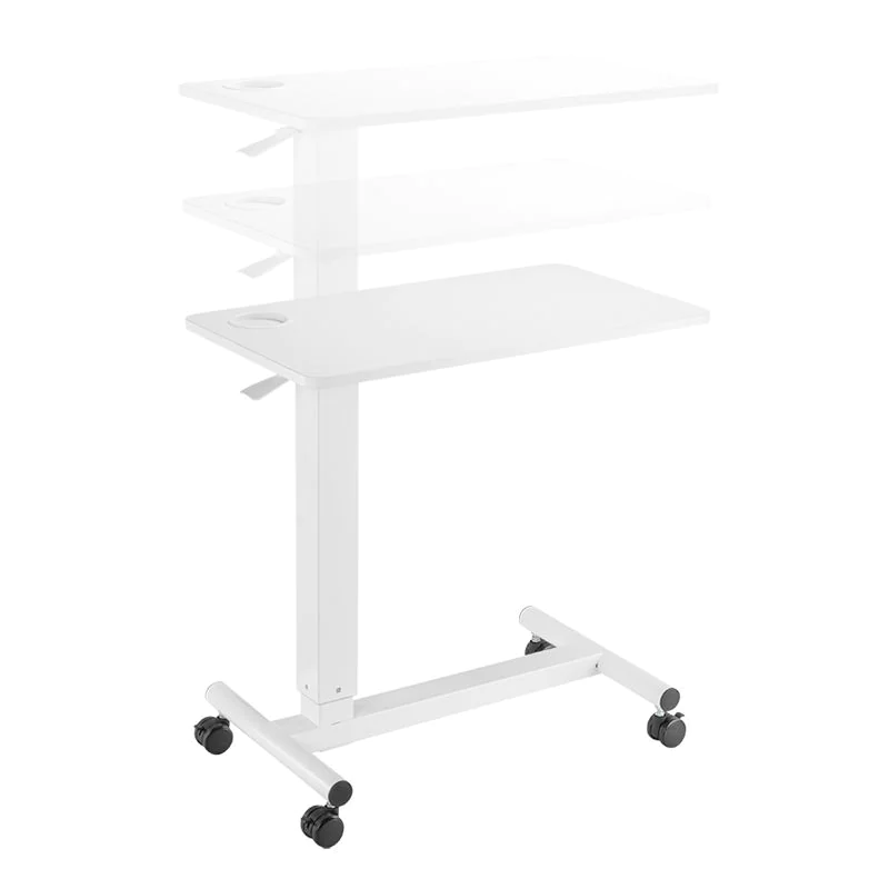 Überbetttischwagen mit Gasdruckfeder rollbar höhenverstellbar von LogiLink - Produktbild 4 von 10