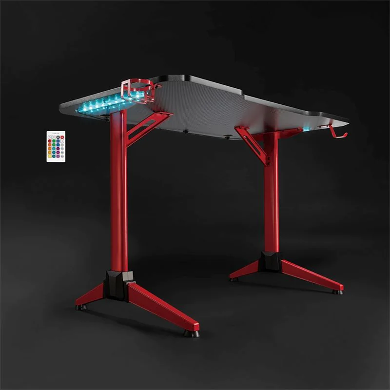 Gaming-Schreibtisch mit RGB-Beleuchtung von LogiLink - Produktbild 10 von 10