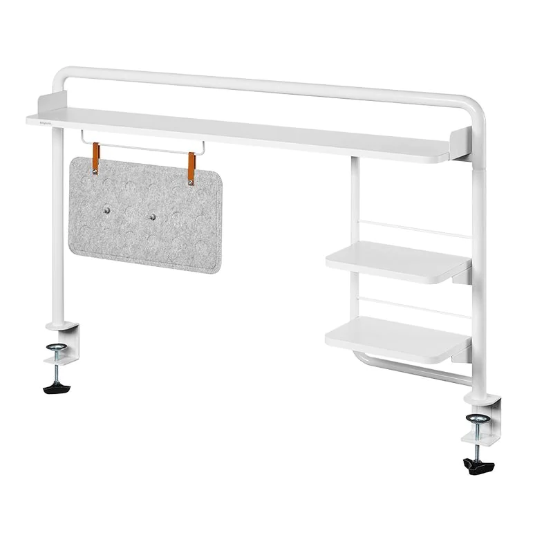 Schreibtischablage zum Klemmen 1161 x 218 x 757 mm weiß von LogiLink - Produktbild 4 von 8