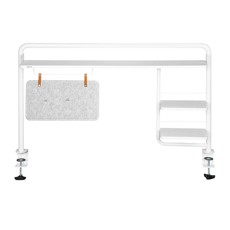 Schreibtischablage zum Klemmen 1295 x 218 x 757 mm weiß von LogiLink - Produktbild 2 von 6