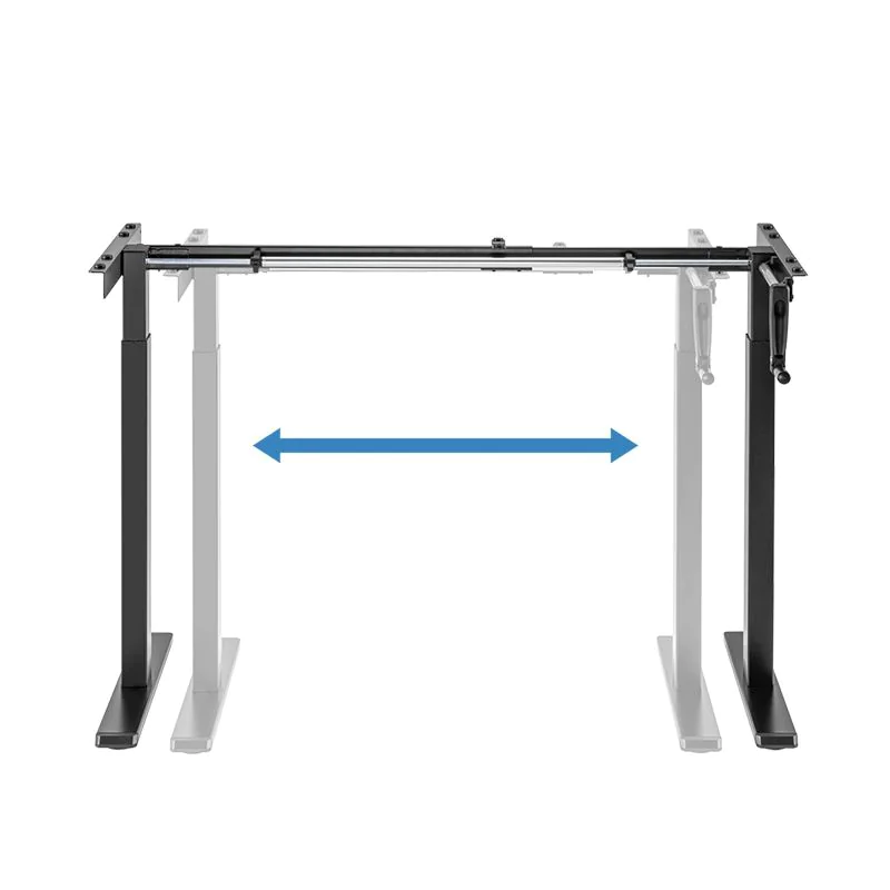 Manuell verstellbares Sitz-/Steh-Schreibtischgestell 700–1180 mm schwarz von LogiLink - Produktbild 5 von 10