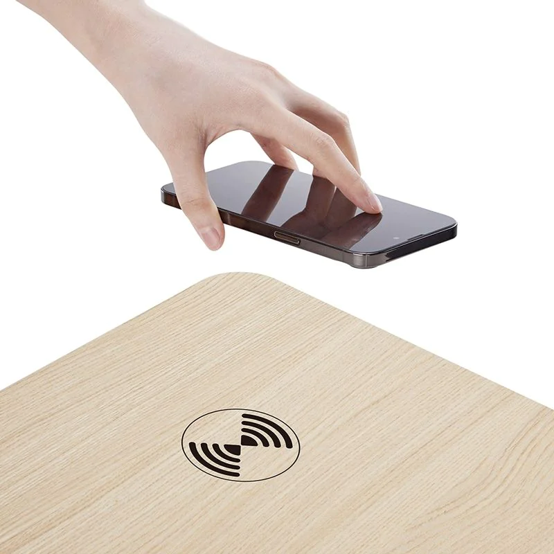 Elektrisch höhenverstellbarer Schreibtisch kabelloses Laden 2x-USB-Ports von LogiLink - Produktbild 4 von 10