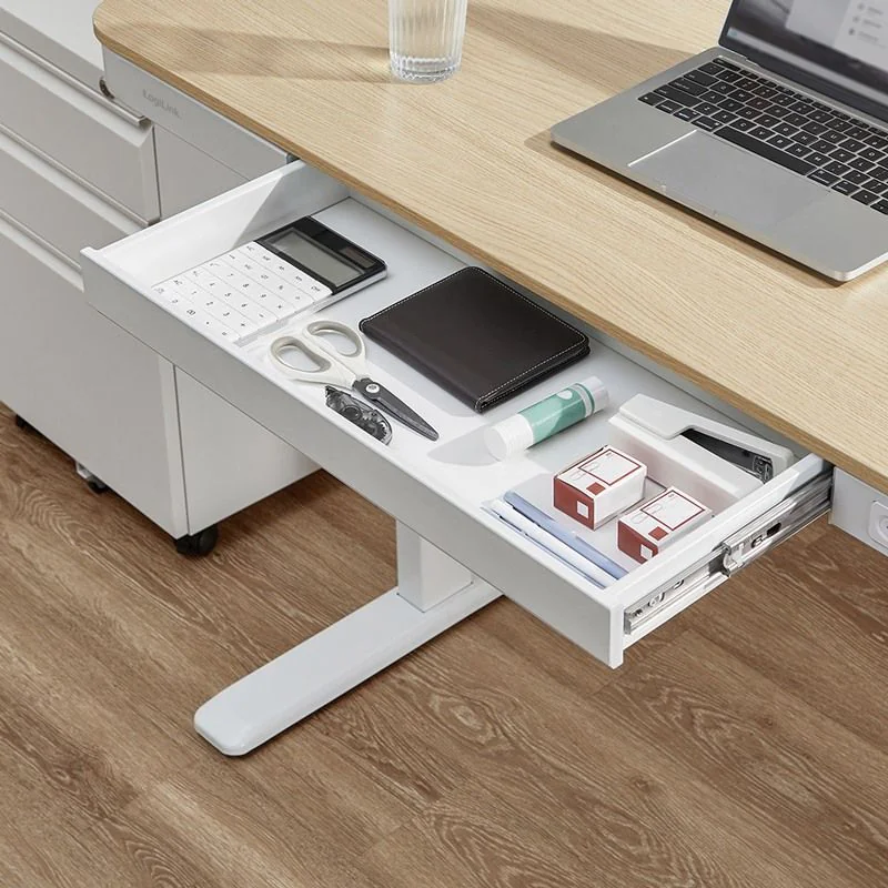 Elektrisch höhenverstellbarer Schreibtisch kabelloses Laden 2x-USB-Ports von LogiLink - Produktbild 5 von 10