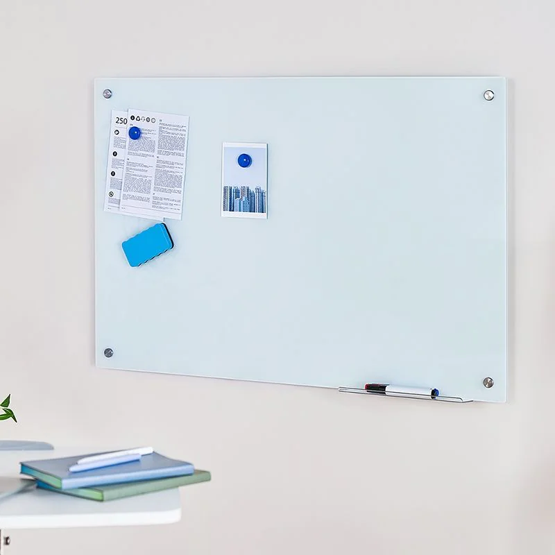 Glas-Whiteboard magnetisch Wandmontage 90x60 cm rahmenlos von LogiLink - Produktbild 5 von 5