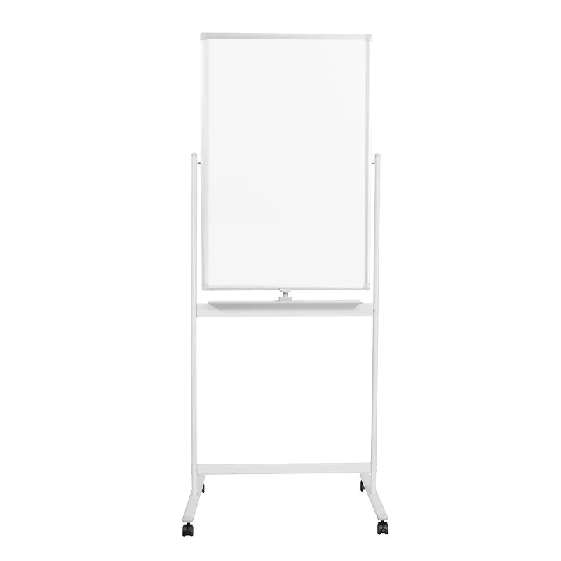 Whiteboard 2-seitig beschreibbar 60x90 cm auf Rollen Aluminiumrahmen von LogiLink - Produktbild 3 von 6