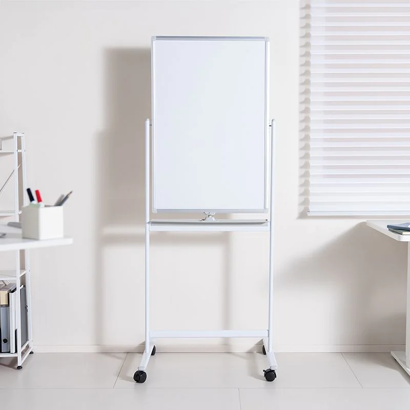 Whiteboard 2-seitig beschreibbar 60x90 cm auf Rollen Aluminiumrahmen von LogiLink - Produktbild 5 von 6