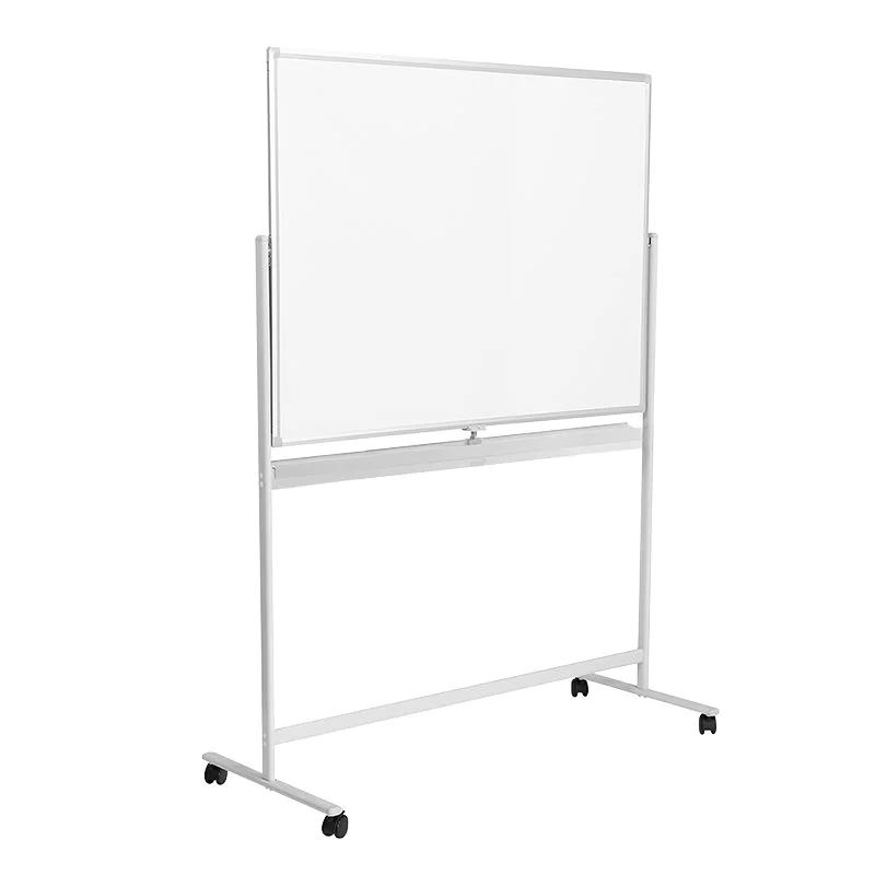 Whiteboard 2-seitig beschreibbar 120x80 cm auf Rollen Aluminiumrahmen von LogiLink - Produktbild 2 von 6