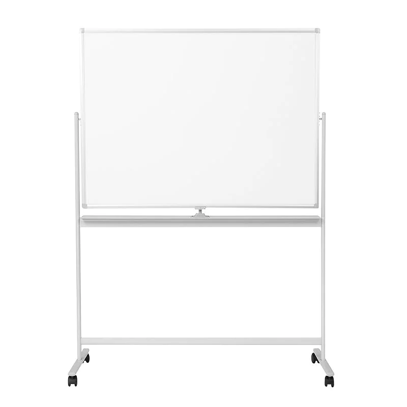 Whiteboard 2-seitig beschreibbar 120x80 cm auf Rollen Aluminiumrahmen von LogiLink - Produktbild 3 von 6