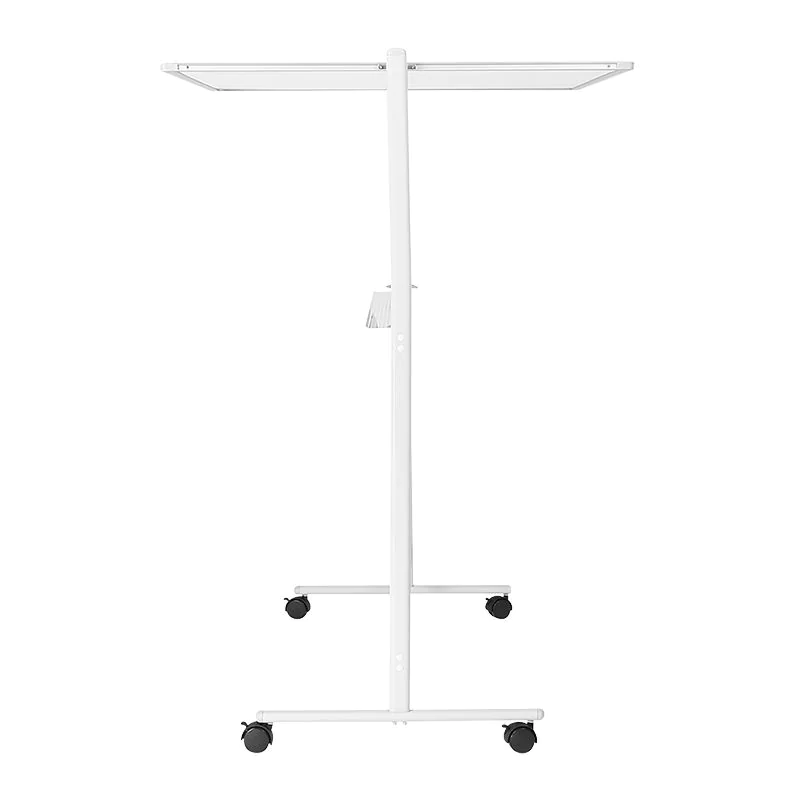 Whiteboard 2-seitig beschreibbar 120x80 cm auf Rollen Aluminiumrahmen von LogiLink - Produktbild 4 von 6